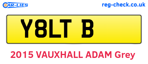 Y8LTB are the vehicle registration plates.
