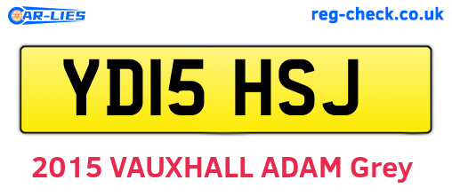 YD15HSJ are the vehicle registration plates.
