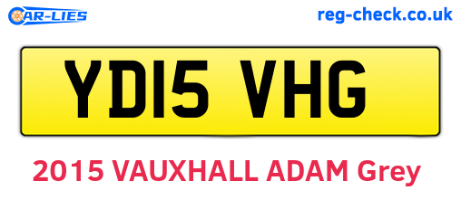 YD15VHG are the vehicle registration plates.