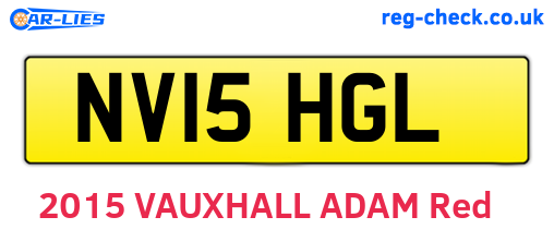 NV15HGL are the vehicle registration plates.