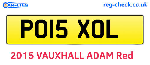 PO15XOL are the vehicle registration plates.