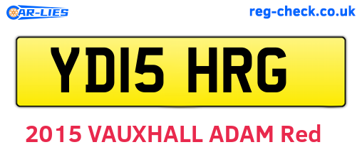 YD15HRG are the vehicle registration plates.