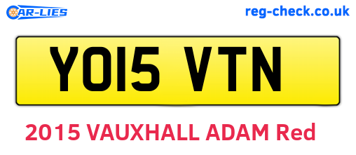 YO15VTN are the vehicle registration plates.