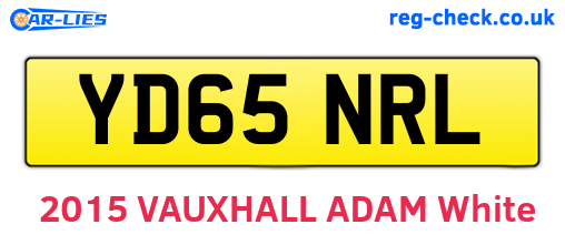YD65NRL are the vehicle registration plates.
