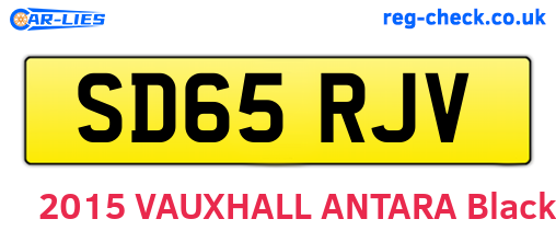 SD65RJV are the vehicle registration plates.