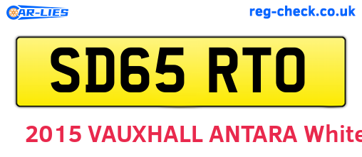 SD65RTO are the vehicle registration plates.