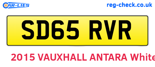 SD65RVR are the vehicle registration plates.