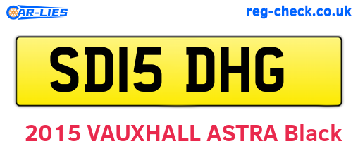 SD15DHG are the vehicle registration plates.