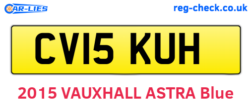 CV15KUH are the vehicle registration plates.