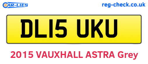DL15UKU are the vehicle registration plates.