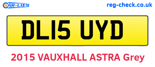 DL15UYD are the vehicle registration plates.