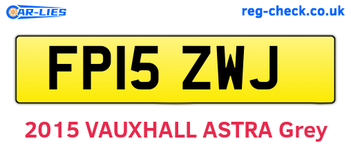 FP15ZWJ are the vehicle registration plates.