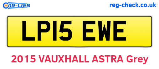 LP15EWE are the vehicle registration plates.