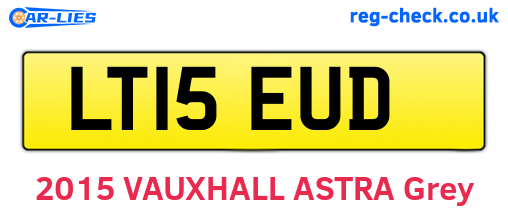 LT15EUD are the vehicle registration plates.