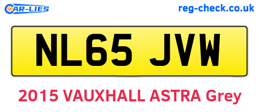 NL65JVW are the vehicle registration plates.