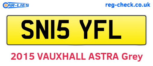 SN15YFL are the vehicle registration plates.