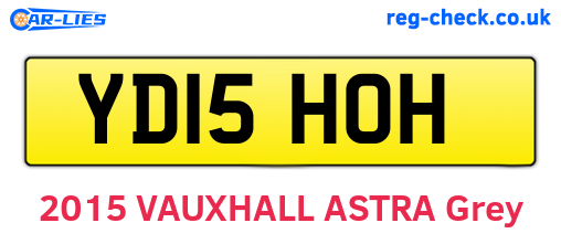 YD15HOH are the vehicle registration plates.
