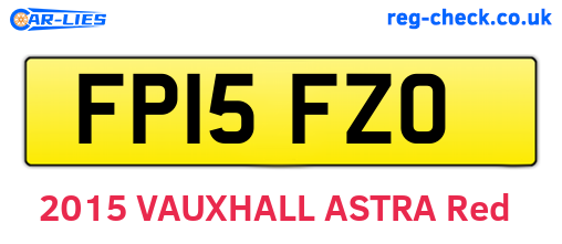 FP15FZO are the vehicle registration plates.