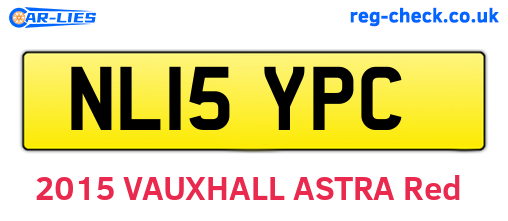 NL15YPC are the vehicle registration plates.