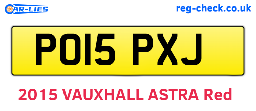 PO15PXJ are the vehicle registration plates.