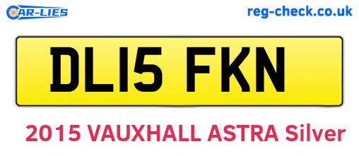 DL15FKN are the vehicle registration plates.