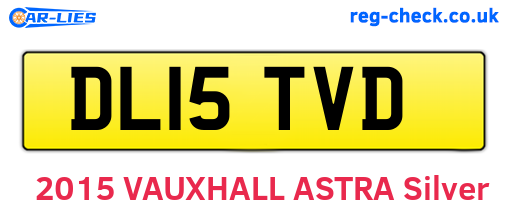 DL15TVD are the vehicle registration plates.