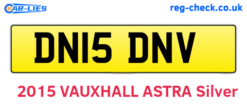 DN15DNV are the vehicle registration plates.