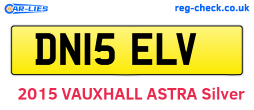 DN15ELV are the vehicle registration plates.