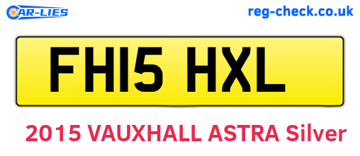 FH15HXL are the vehicle registration plates.