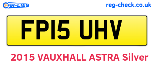 FP15UHV are the vehicle registration plates.