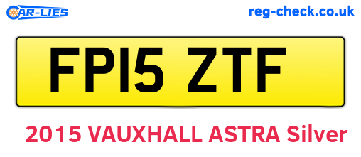 FP15ZTF are the vehicle registration plates.