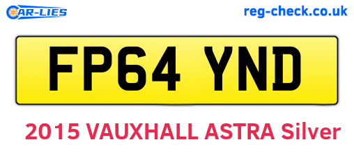 FP64YND are the vehicle registration plates.
