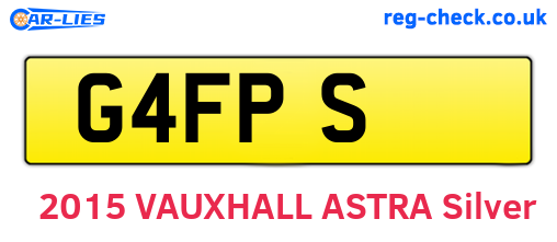 G4FPS are the vehicle registration plates.