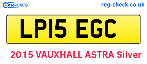 LP15EGC are the vehicle registration plates.