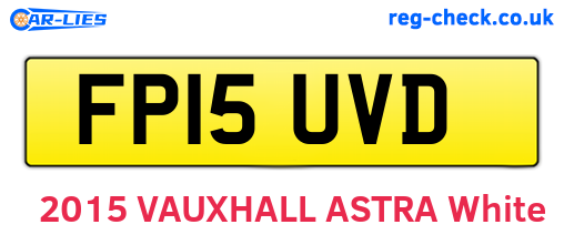 FP15UVD are the vehicle registration plates.
