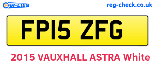 FP15ZFG are the vehicle registration plates.
