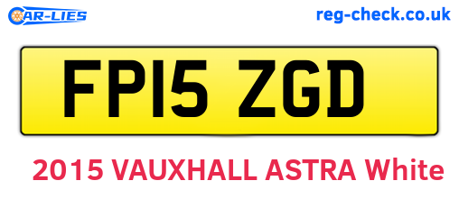 FP15ZGD are the vehicle registration plates.