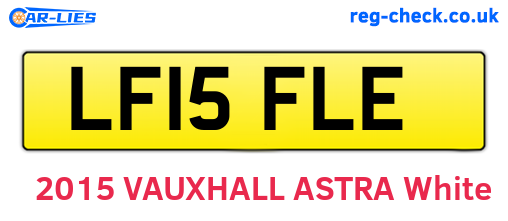 LF15FLE are the vehicle registration plates.