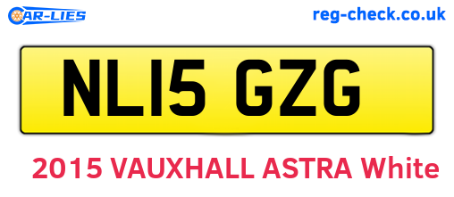 NL15GZG are the vehicle registration plates.