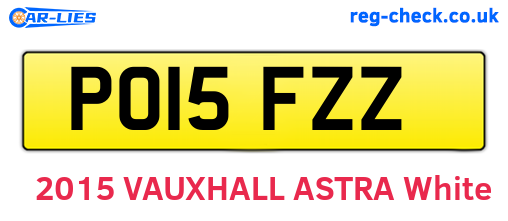 PO15FZZ are the vehicle registration plates.