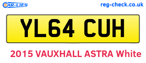 YL64CUH are the vehicle registration plates.