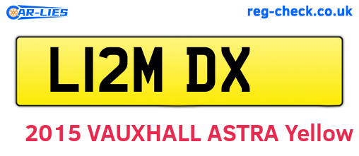 L12MDX are the vehicle registration plates.