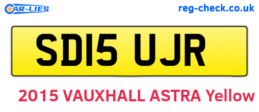 SD15UJR are the vehicle registration plates.