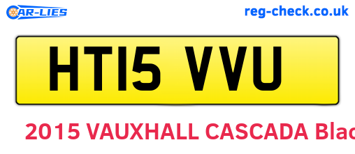 HT15VVU are the vehicle registration plates.