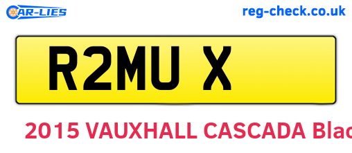 R2MUX are the vehicle registration plates.