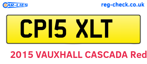 CP15XLT are the vehicle registration plates.