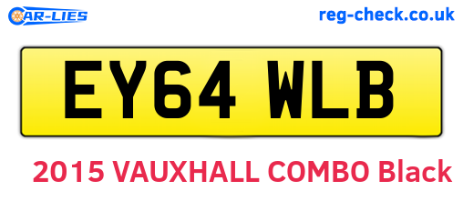 EY64WLB are the vehicle registration plates.
