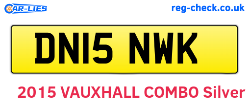 DN15NWK are the vehicle registration plates.