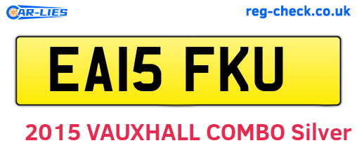 EA15FKU are the vehicle registration plates.