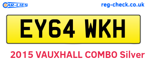 EY64WKH are the vehicle registration plates.